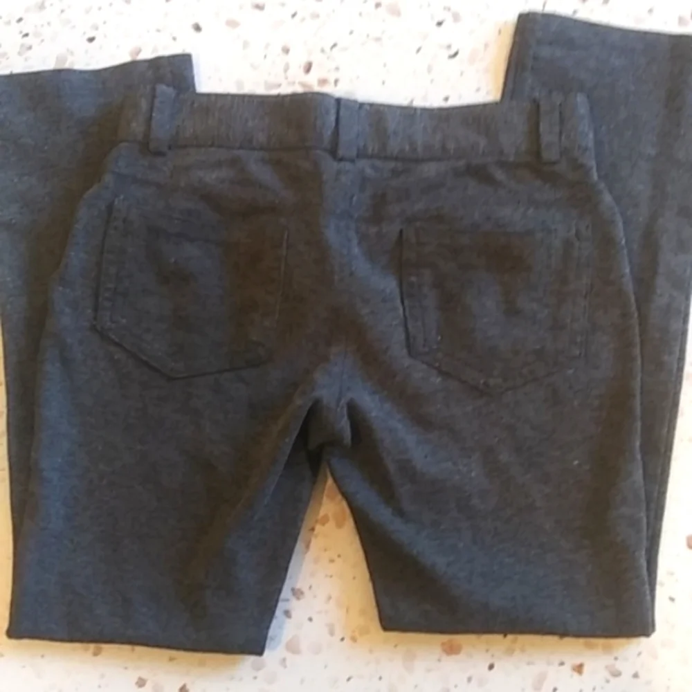 Dark Grey Heather Knit Stretch Jeans | S (6-6X)